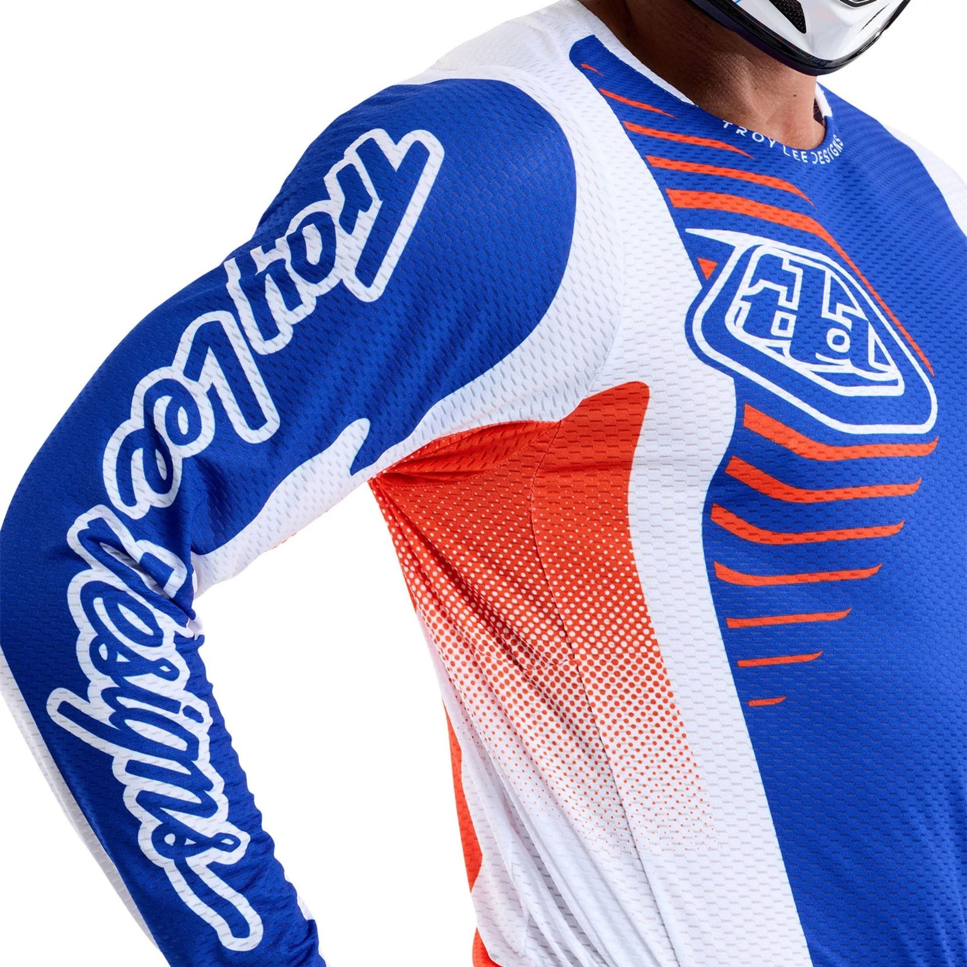 Jersey Troy Lee Designs Gp Pro Air Ripple Blue / Orange
